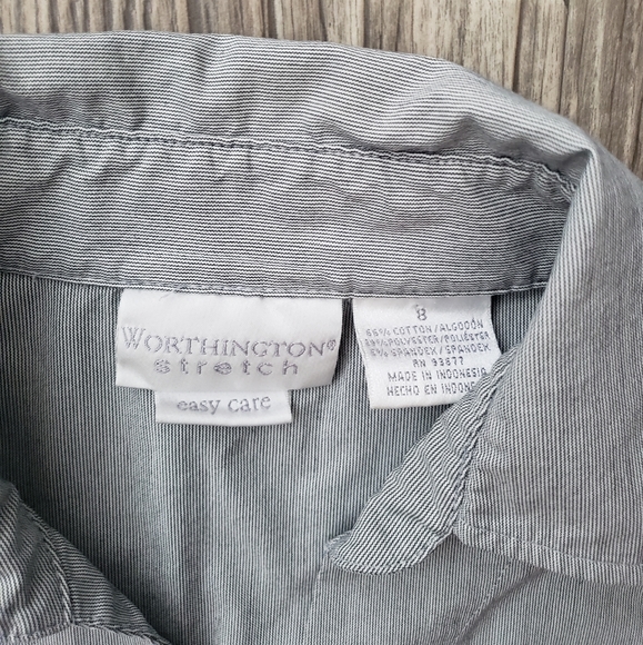 Worthington Striped Dress Shirt - Picture 3 of 4